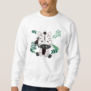 Sudadera Cebra En La Jungla Dulce Animales Para Niños