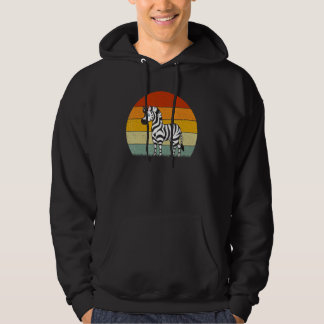 Sudadera Cebra Estilo Retro Vintage