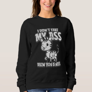 Sudadera Cebra Fauna Silvestre No Me Pedí Mi Trasero Te Sop