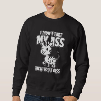 Sudadera Cebra Fauna Silvestre No Me Puse Mi Trasero Te Env