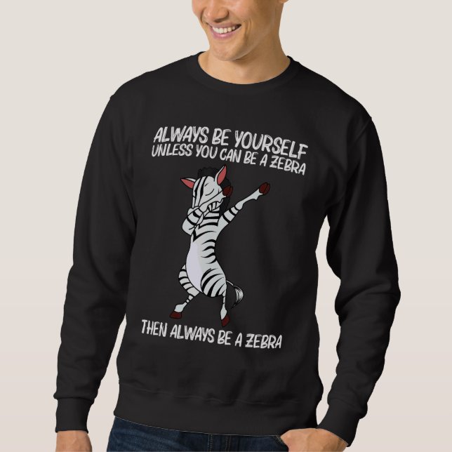 Sudadera Cebra para hombres mujeres africano zoológico anim (Anverso)