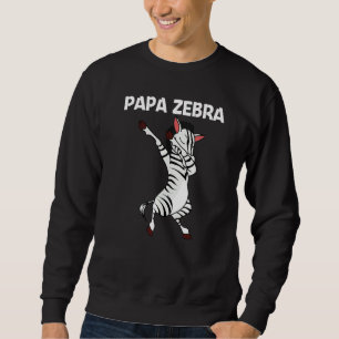 Sudadera Cebra Para Hombres Papá Africano Animal De Zoológi