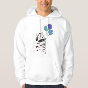 Sudadera Cebra Se Mueve Con Globos Y Animales Dulces