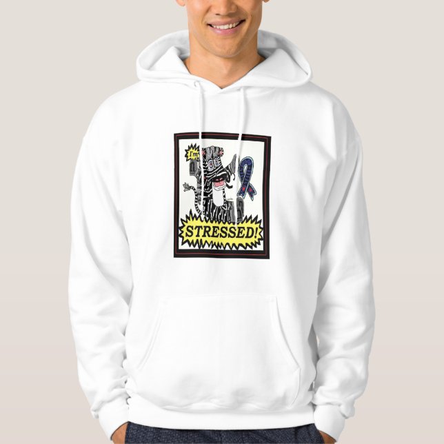Sudadera Cebra subrayada (Anverso)