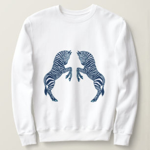Sudadera Cebras Azules
