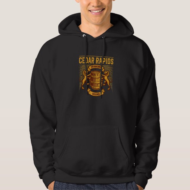 Sudadera Cedar Rapids Bebe Squad Iowa Homebrewing Ia Br (Anverso)