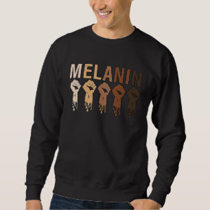 Sudadera Cel Mes de la Historia Afro Negra Africana Melanin