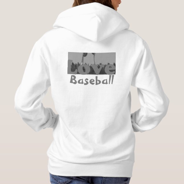 Sudadera Celebra el amor % del béisbol con nuestra elegante (Reverso)