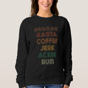 Sudadera Celebra Jamaica Reggae Rasta Café Ackee Ron R