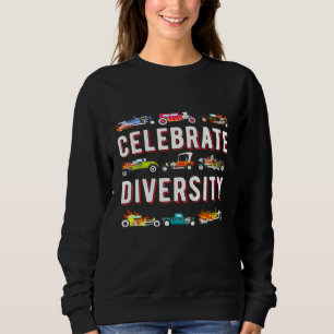 Sudadera Celebra La Diversidad Clásica Muscle Car Tipos De 