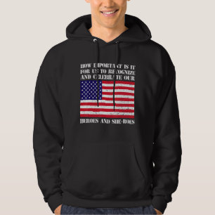 Sudadera Celebra Nuestros Héroes Y Ella Roes Memorial Day U
