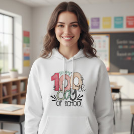 Sudadera Celebración Básica de 100 Días de Escuela