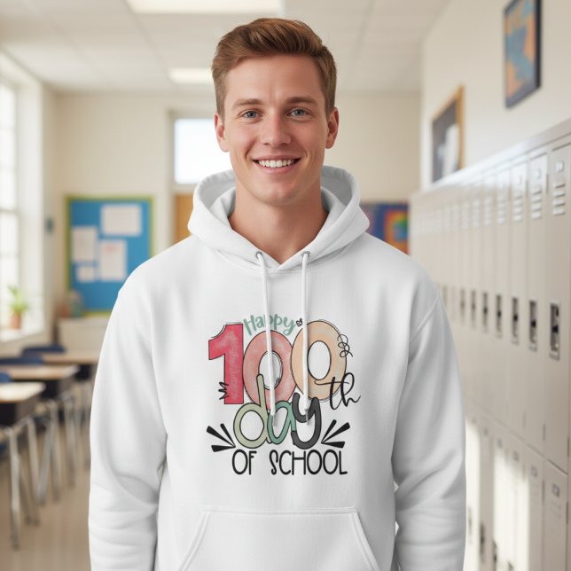 Sudadera Celebración de 100 Días de Escuela Básica (Subido por el creador)