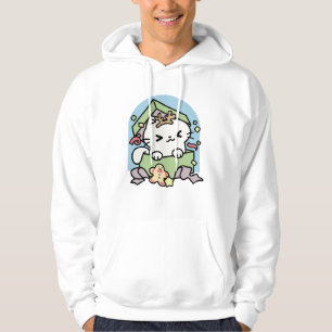 Sudadera Celebración de los navidades con un gato moro