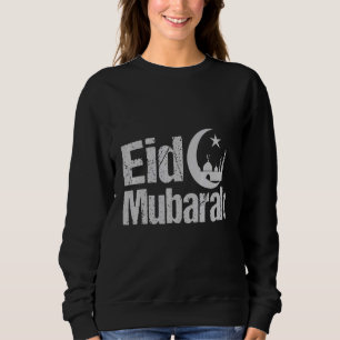 Sudadera Celebración de Ramadán Musulmanes Eid Mubarak
