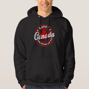 Sudadera Celebración del Día de Canadá Feliz Día de Canadá 