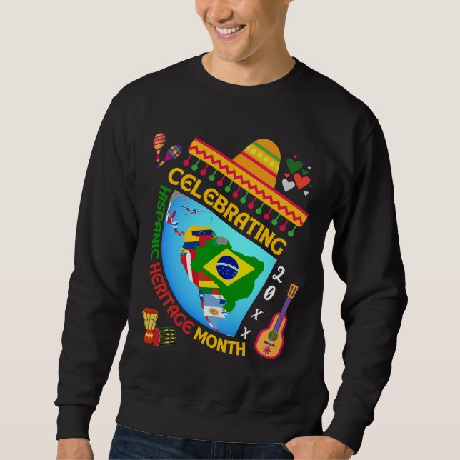 Sudadera Celebración del MES del PATRIMONIO HISPANO (Anverso)