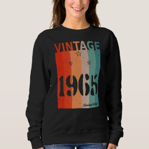 Sudadera Celebración Retro Vintage Edición Nacida 1965