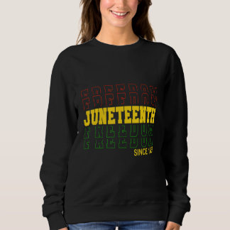 Sudadera Celebrando la libertad de los negros en Jenetón de