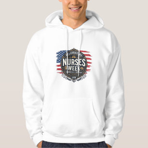 Sudadera Celebrando la Semana de las Enfermeras 2026 Diseño