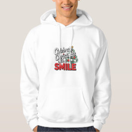 Sudadera Celebrar a los Navidades con sonrisa