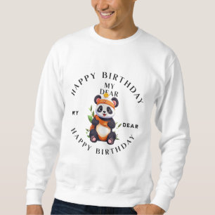 Sudadera "Celebrar con estilo: Logo de cumpleaños feliz