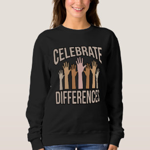 Sudadera Celebrar Diferencias Derechos Humanos Iguales Homb