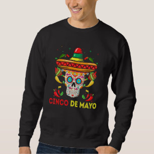 Sudadera Celebrar el azucarero México Feliz Cinco De