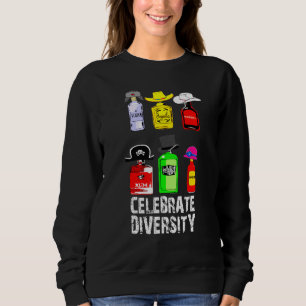 Sudadera Celebrar la diversidad Vodka Whiskey Gin Rum Wine