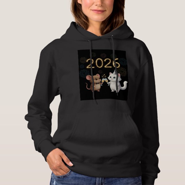 Sudadera celebrate 2026 Hoodie ai was used (Anverso)
