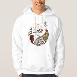 Sudadera Celebrate Black Excellence – hoodie Gold & Black 
