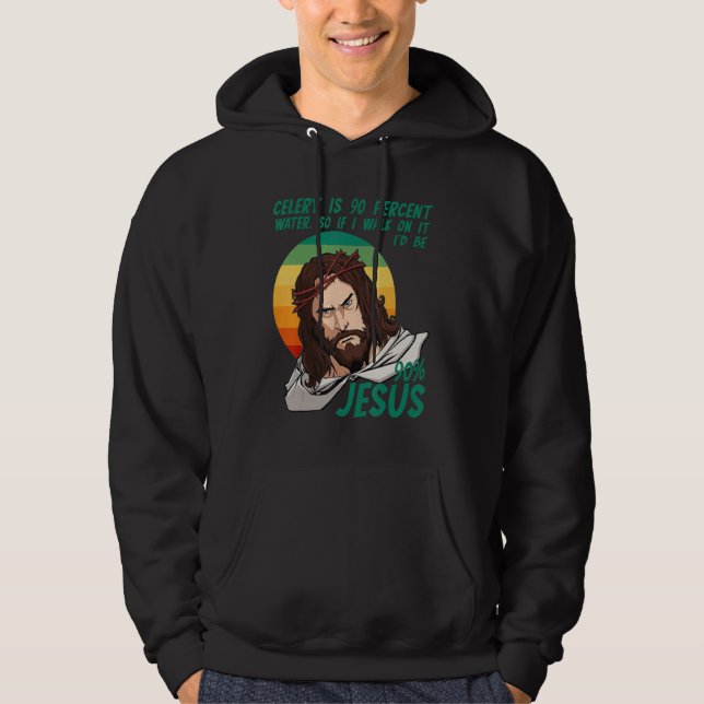 Sudadera Celery Easter Passover Funny Sarcastic Jesus Faith (Anverso)