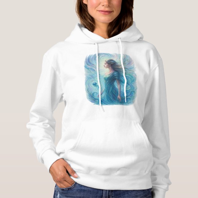Sudadera Celestial Spirit in Swirling Cosmos (Anverso)