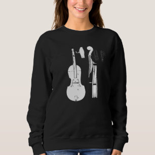 Sudadera Cello Cellist Jazz Band Art Rock And Roll Music V
