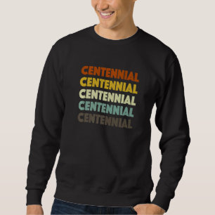 Sudadera Centenario Colorado Estadounidense Co Usa Resid