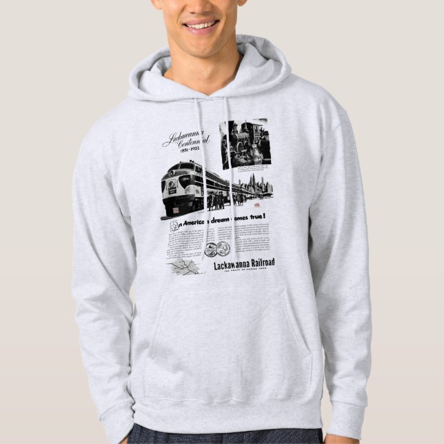 Sudadera Centenario del Ferrocarril de Lackawanna 1951  (Anverso)