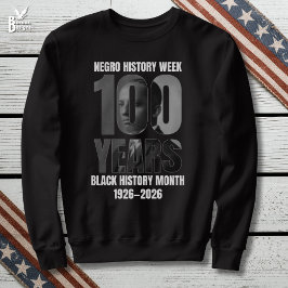 Sudadera Centenary Negro History Week Black HIstory Month