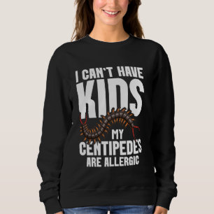 Sudadera Centipedes Entomólogo para Mamá Centipe de Aliment