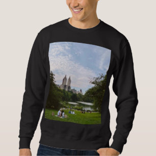 Sudadera Central Park Nueva York Ciudad Skyline & Lago Escé