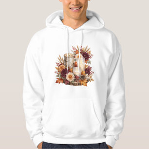 Sudadera Centro de Mesa Floral de Vela Otoñal Rústico