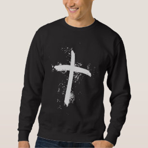 Sudadera Cepillo de Cruz de Jesús Vintage Símbolo para Orac