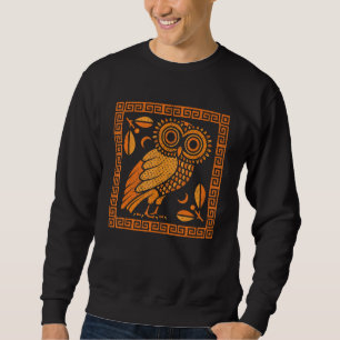 Sudadera Cerámica Grecia Artista De Cerámica Lechuza Griega