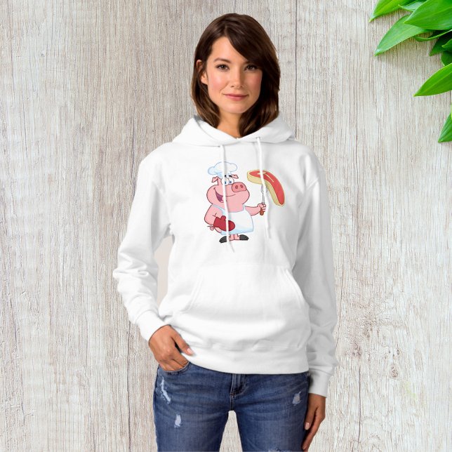 Sudadera Cerdo cocinando carne (Subido por el creador)