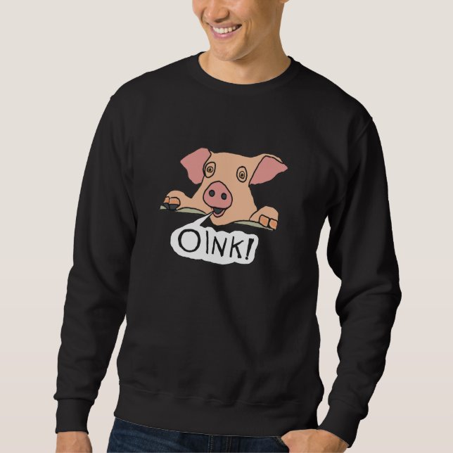 Sudadera Cerdo de Oink (Anverso)