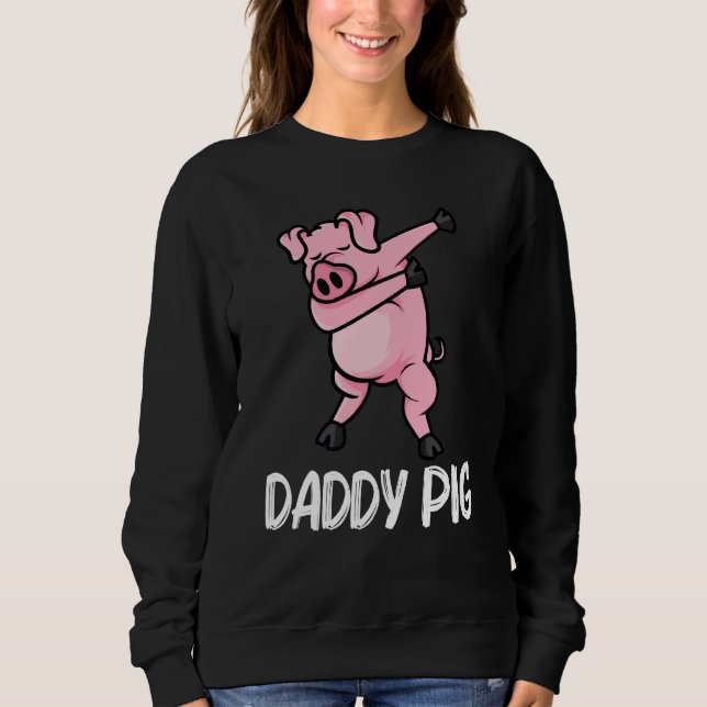 Sudadera Cerdo divertido para los hombres lechón Hog Piggy  (Anverso)