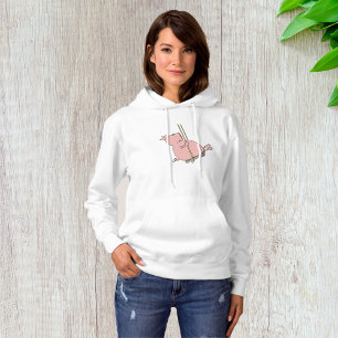 Sudadera Cerdo En Un Swing