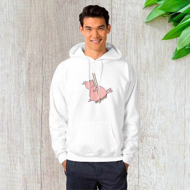 Sudadera Cerdo En Un Swing (Subido por el creador)