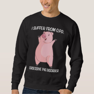 Sudadera Cerdo Guay Para Hombres Mujeres Cachorro Cerdo Cer