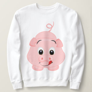 Sudadera Cerdo rosado