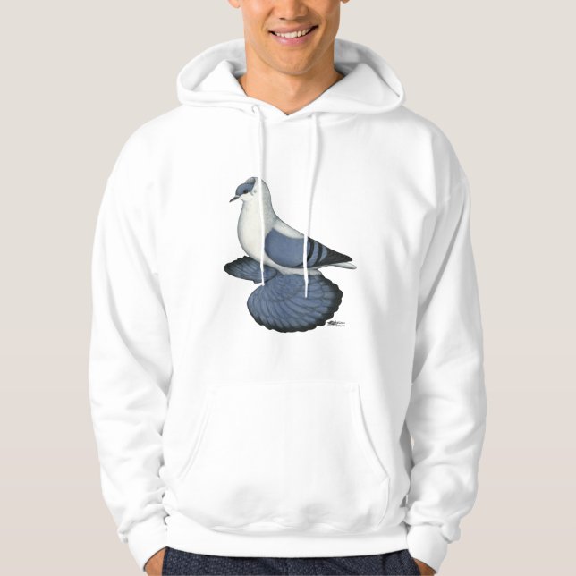 Sudadera Cerdo Tragado Azul (Anverso)